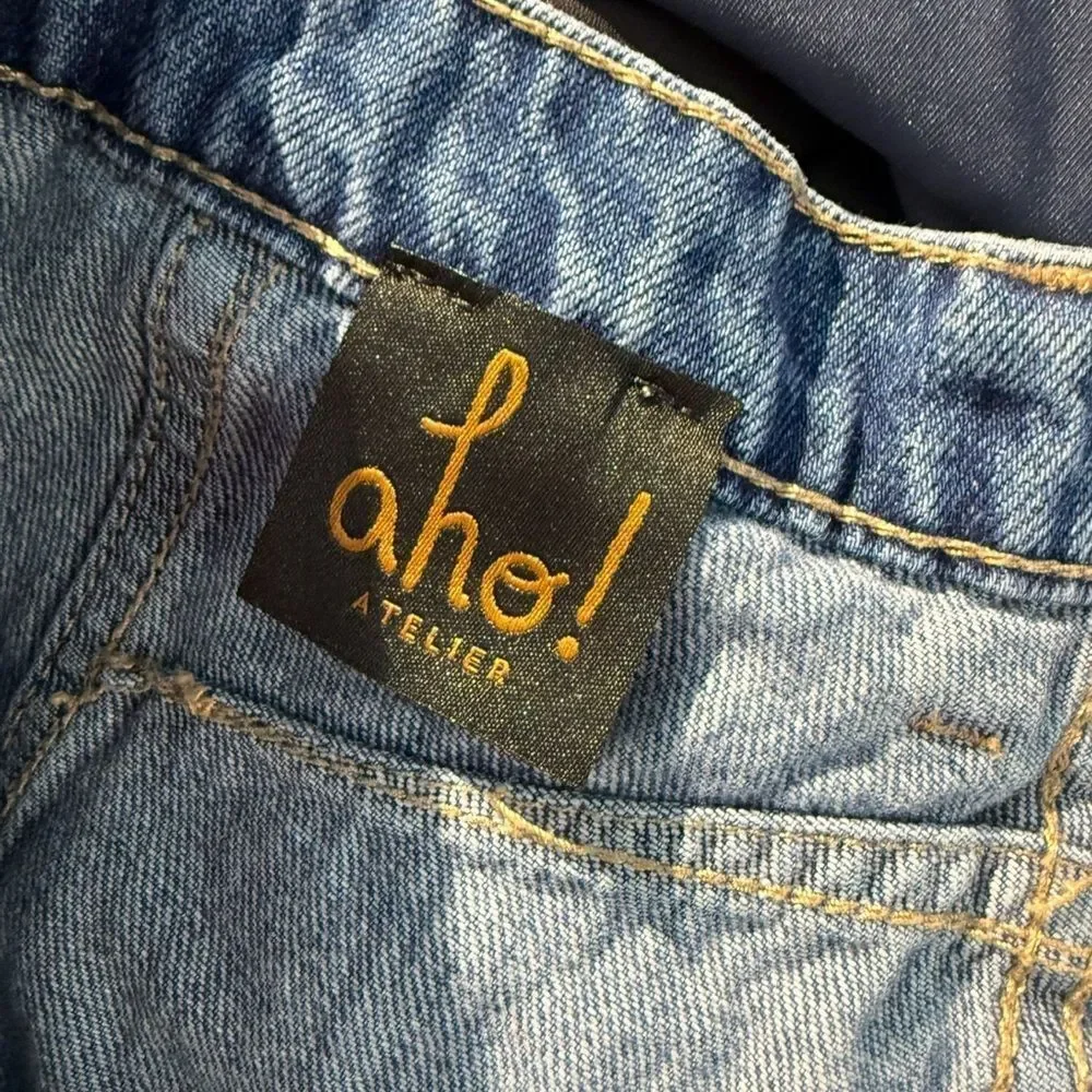 Blue Relaxed Fit Jeans‎ with Faded Wash
